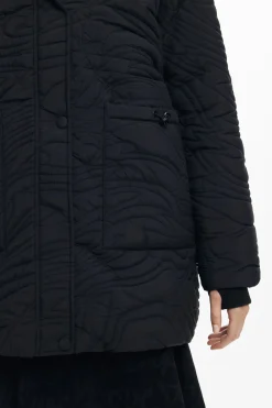Textured padded coat