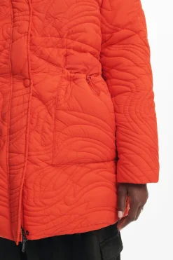 Textured padded coat
