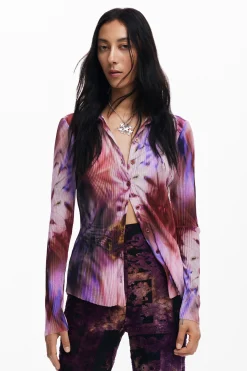 Tie-dye print shirt