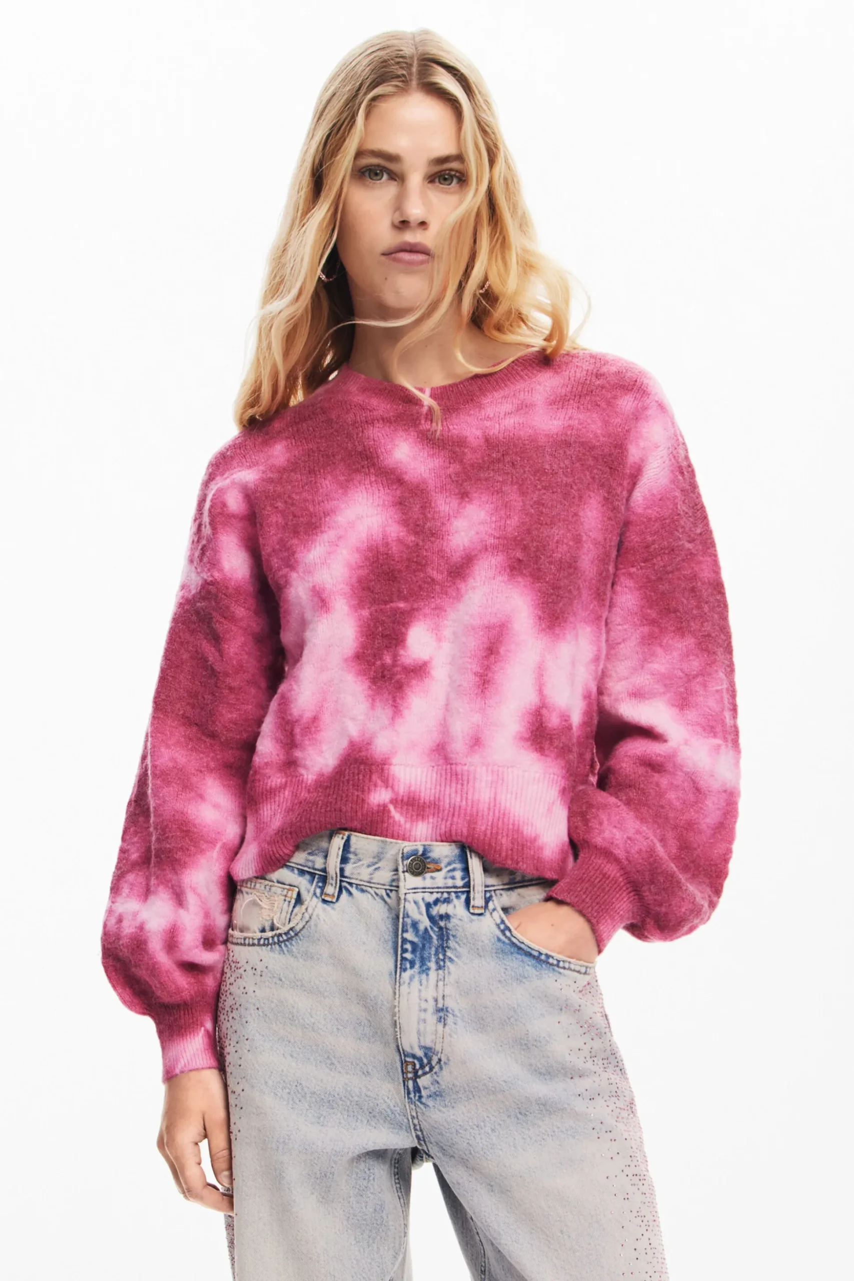 Tie-dye sweater