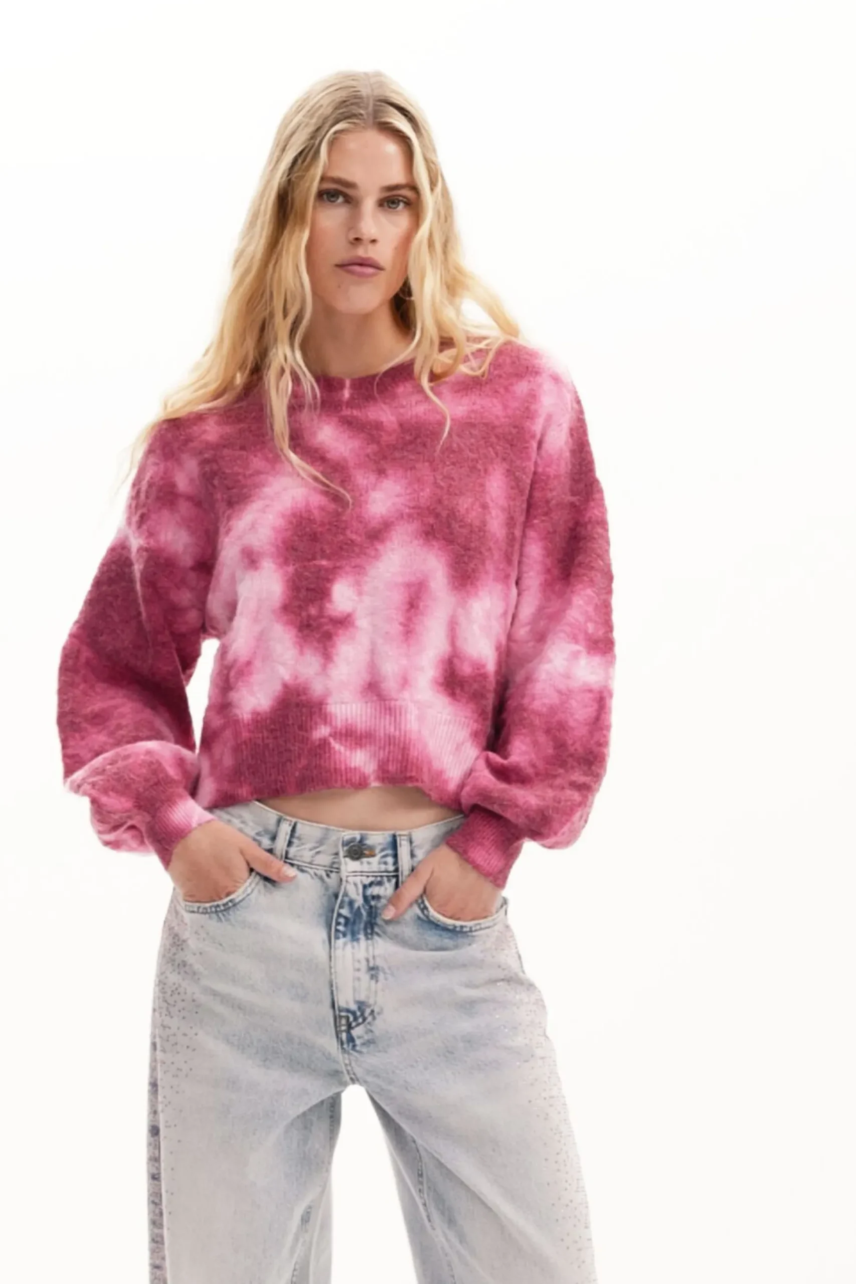Tie-dye sweater