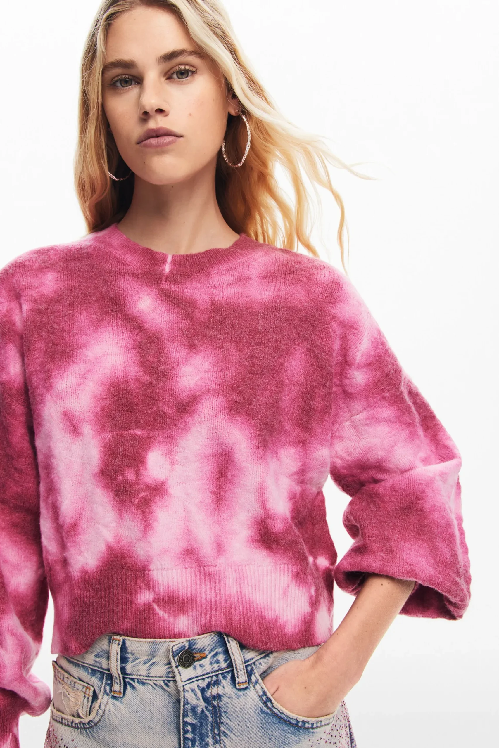 Tie-dye sweater
