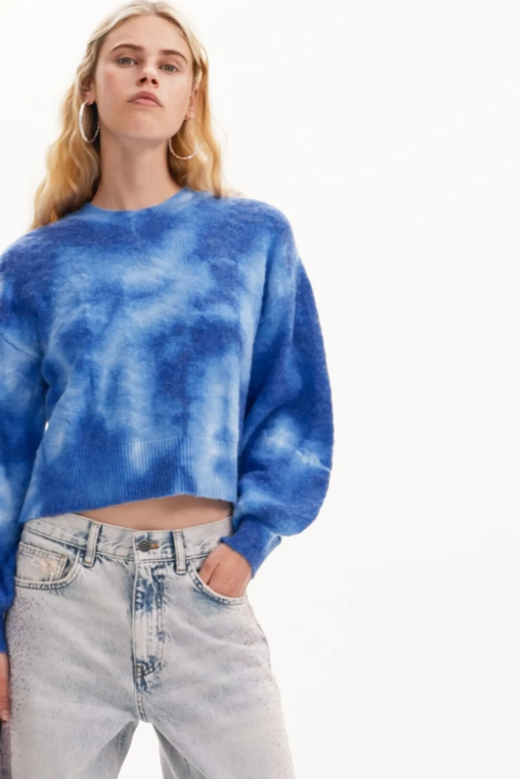 Tie-dye sweater