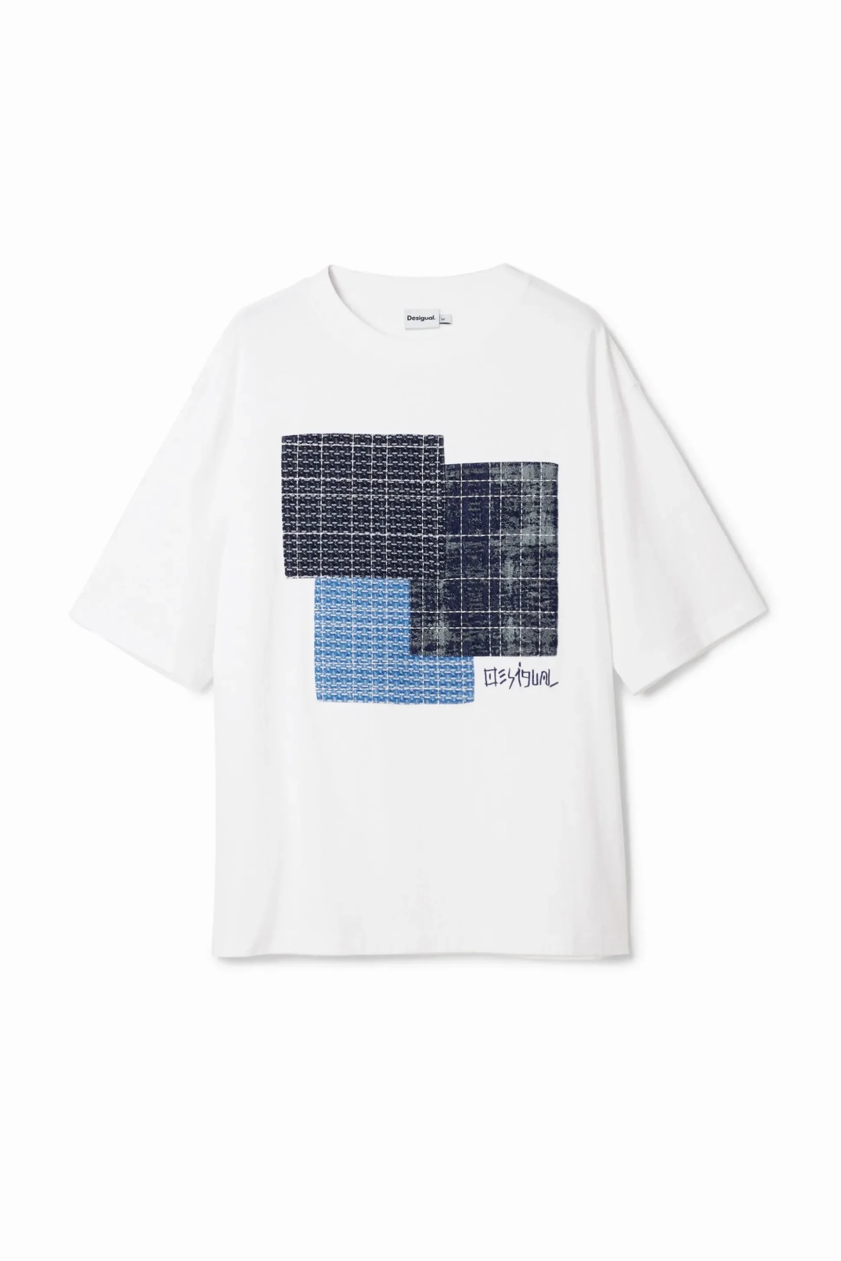 T-shirt with central patch