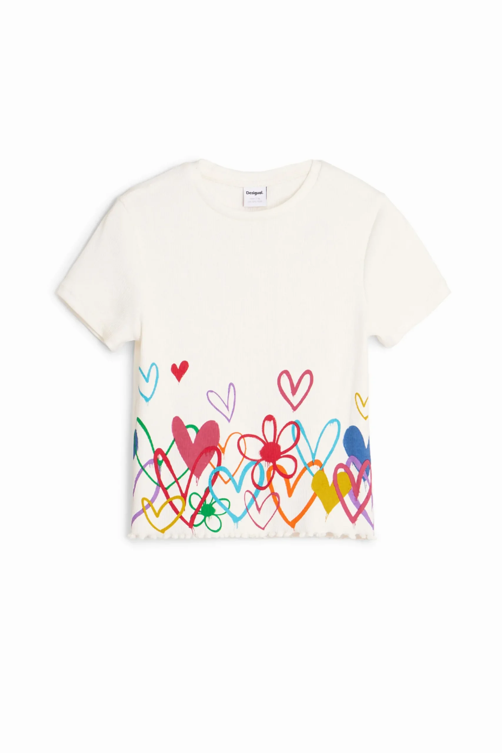 T-shirt with heart illustrations