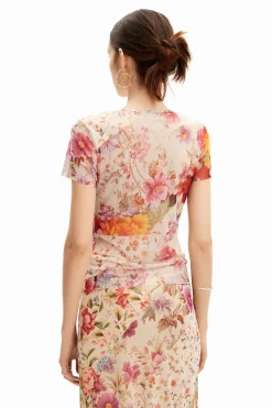 Tulle flower T-shirt