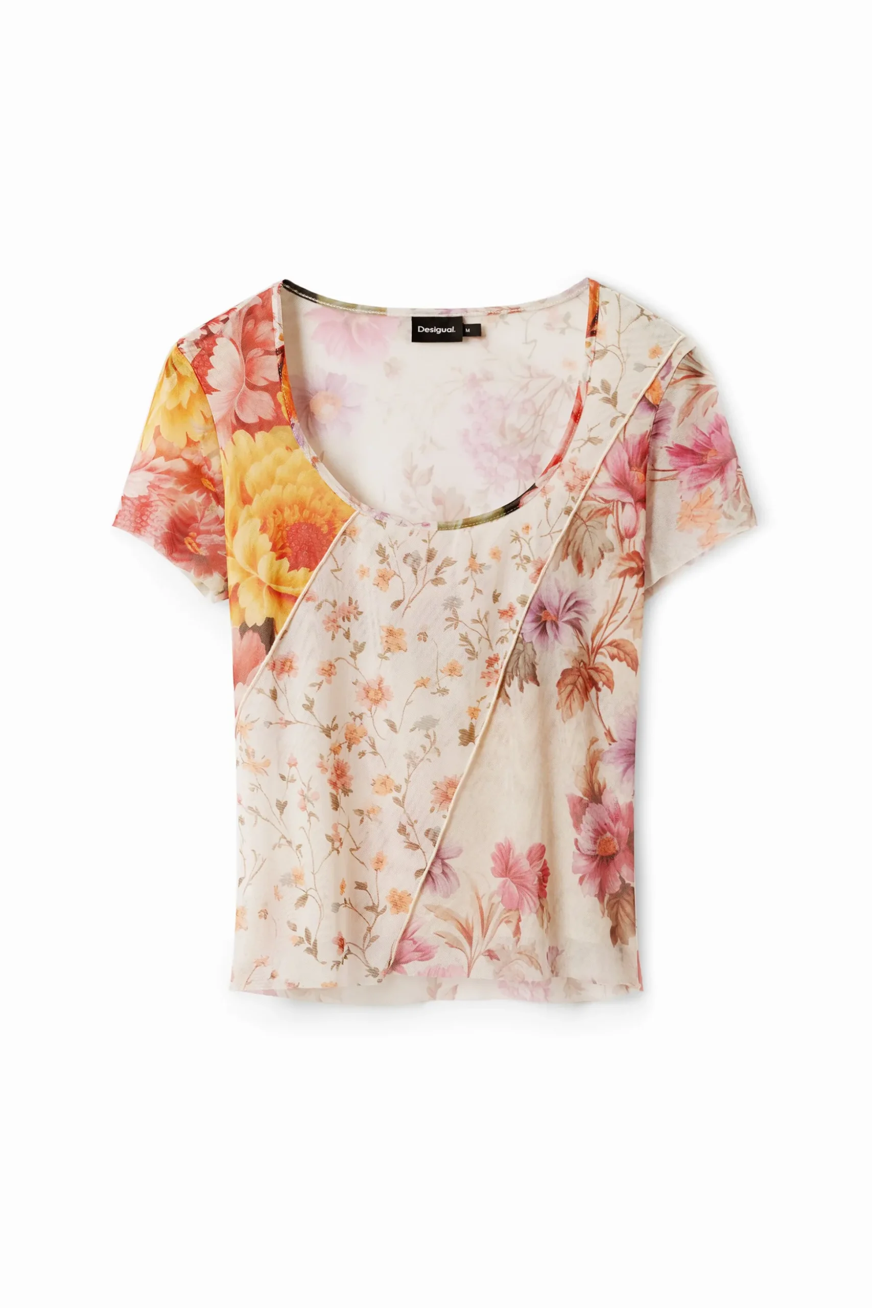 Tulle flower T-shirt