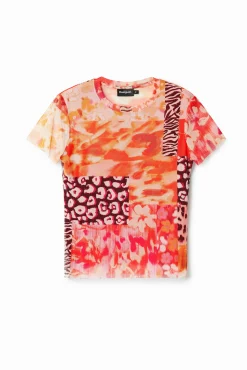Tulle patch T-shirt