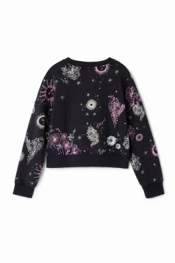Universe flowers sweatshirt