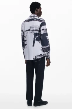 Urban print shirt