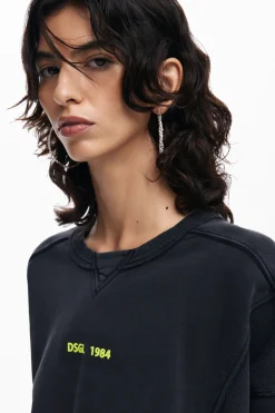 Washed effect sweatshirt