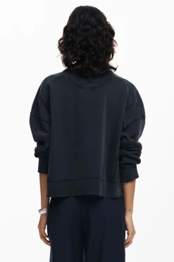 Washed effect sweatshirt