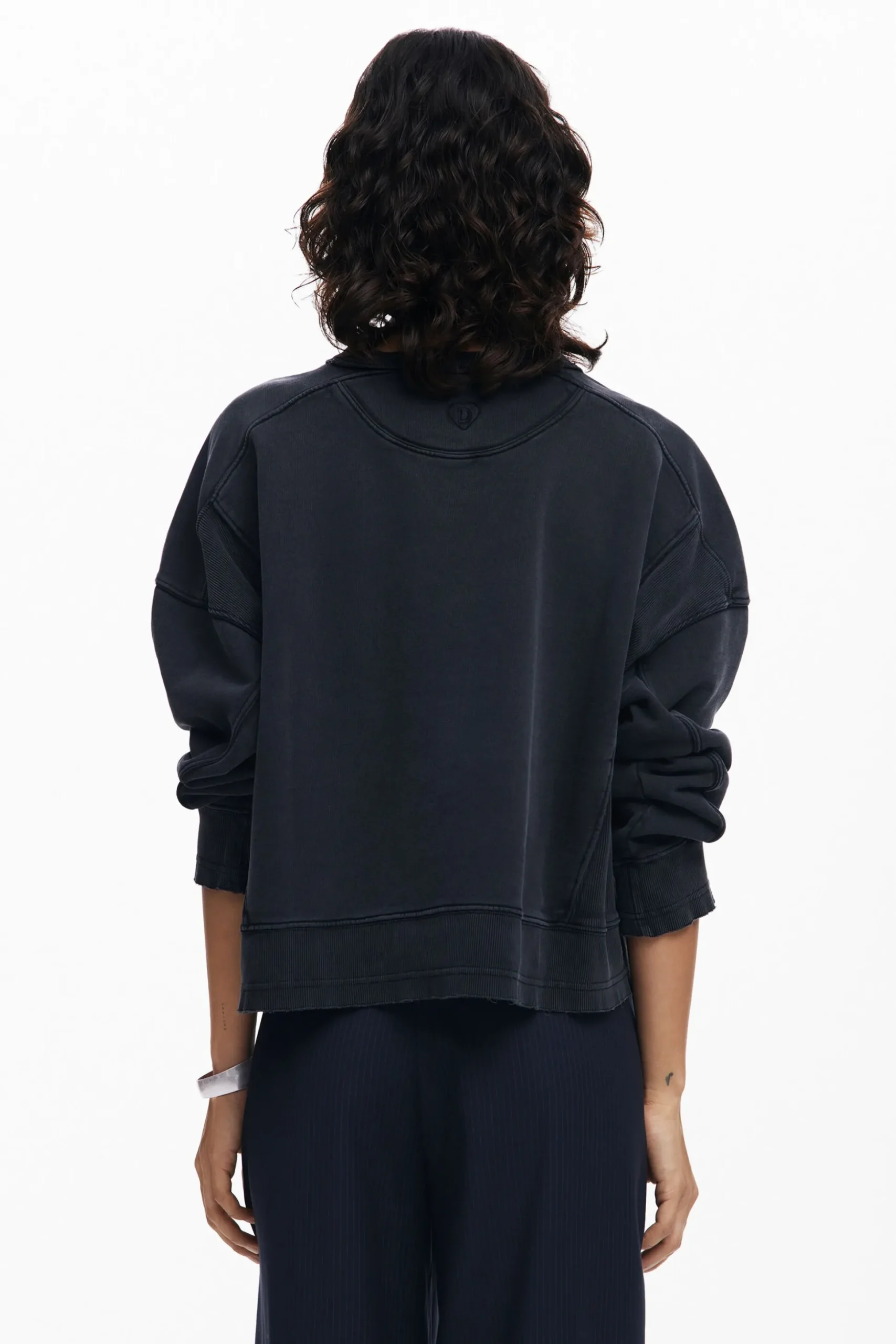 Washed effect sweatshirt