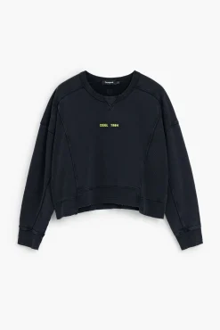 Washed effect sweatshirt