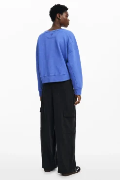 Washed effect sweatshirt