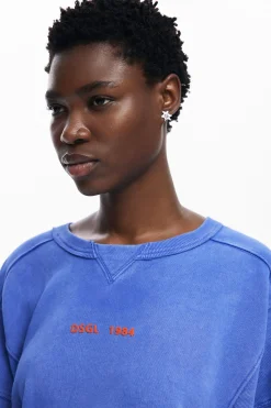 Washed effect sweatshirt