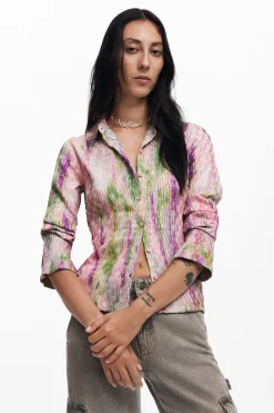 Watercolor gradient blouse