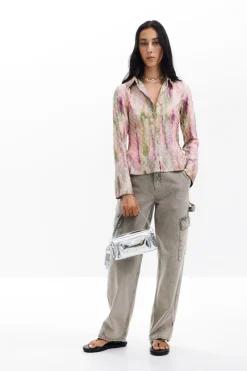 Watercolor gradient blouse