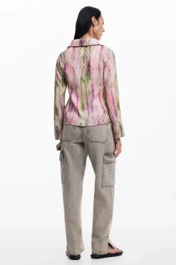Watercolor gradient blouse