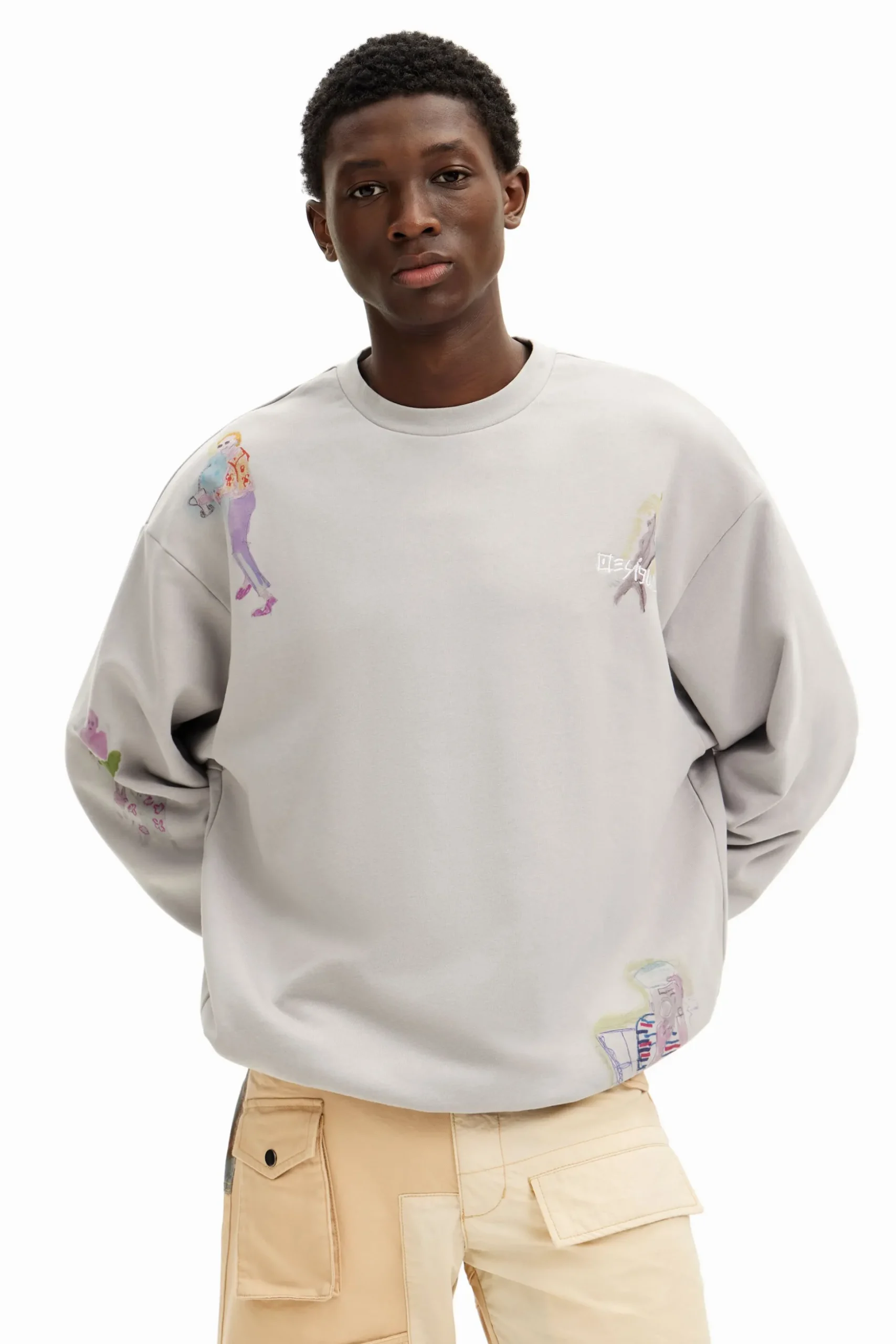 Watercolor illustrations sweatshirt