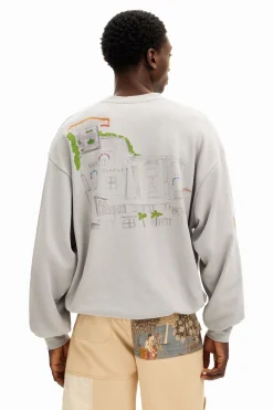 Watercolor illustrations sweatshirt