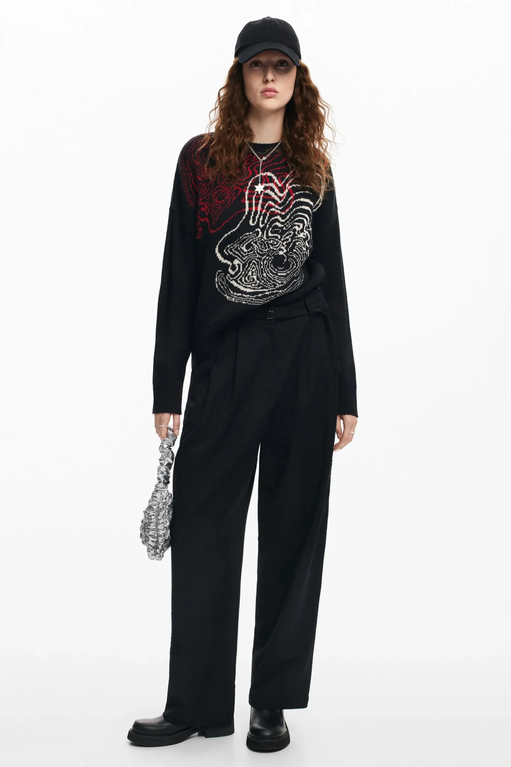 Wave knit sweater M. Christian Lacroix