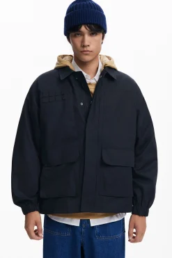 Windbreaker with a hood