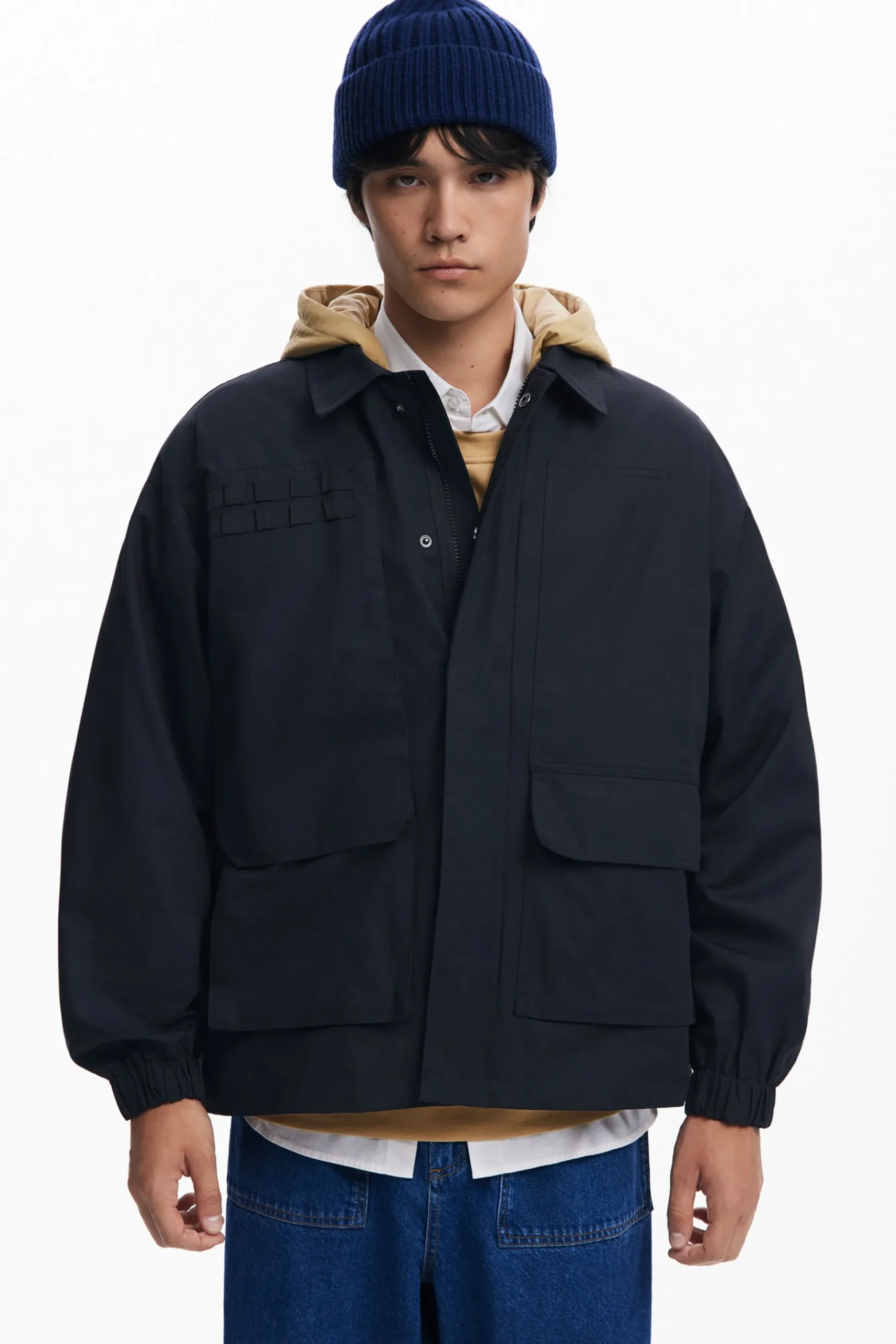 Windbreaker with a hood