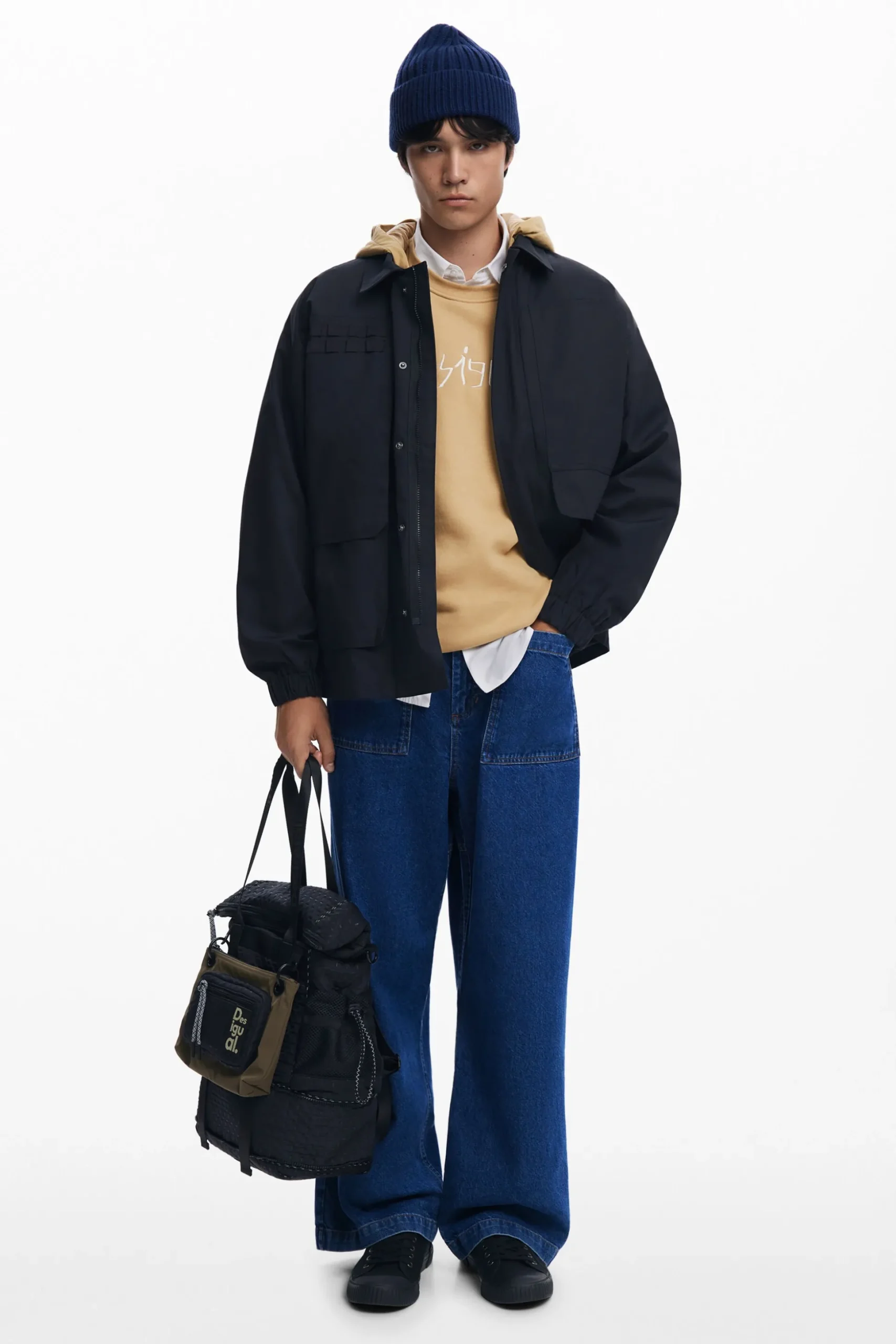 Windbreaker with a hood