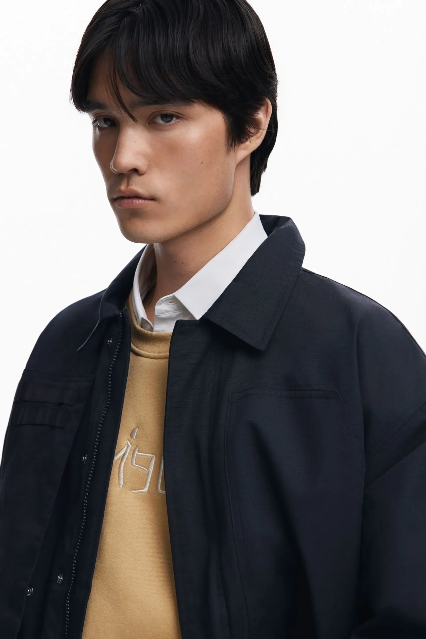 Windbreaker with a hood