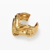 Zalio gold-plated heart bracelet