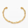 Zalio gold-plated rigid necklace