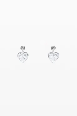 Zalio Purple Crystal Earrings