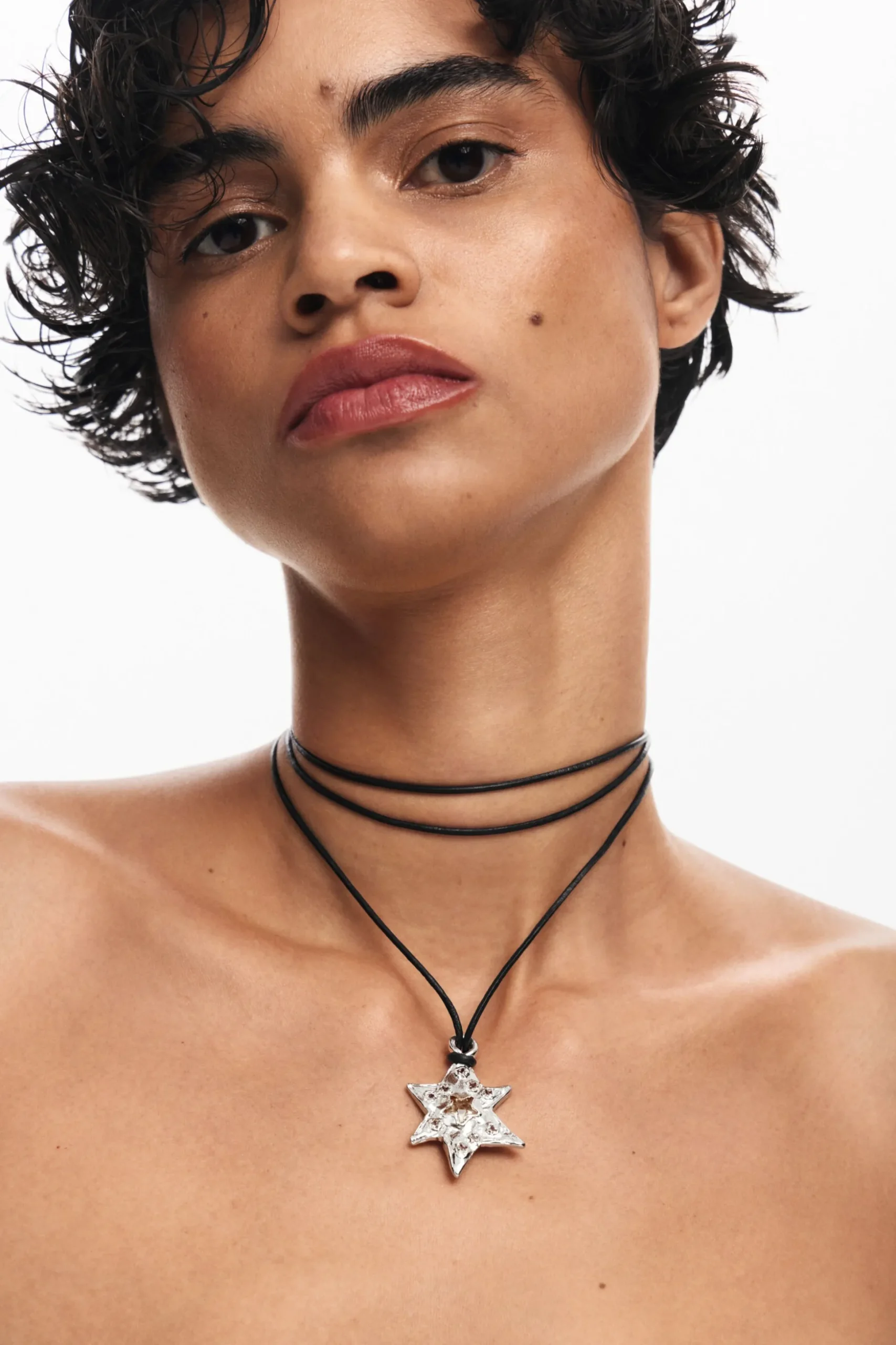 Zalio silver-plated star pendant