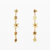 Zalio star cascade earrings