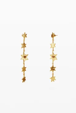 Zalio star cascade earrings